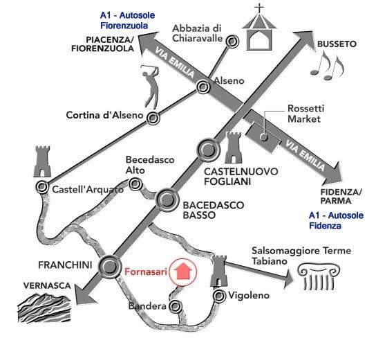 Casa Dell' Abbondanza B&B Agriturismo Vigoleno Luaran gambar